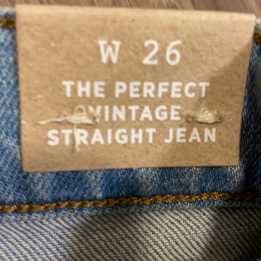 ***NWT*** Madewell Vintage Straight Jean Size W26 - Picture 9 of 10